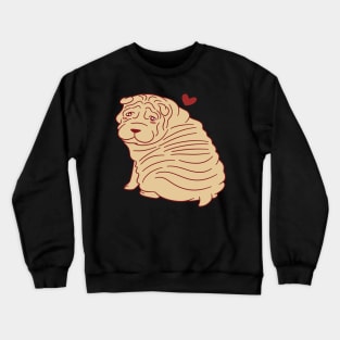 Sharpei Puppy Crewneck Sweatshirt